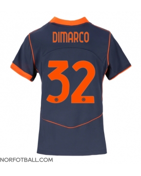 Billige Fotballdrakt Inter Milan Federico Dimarco #32 Replika Tredjedrakt Dame 2025-26 Kortermet